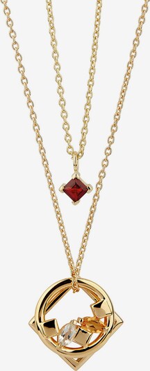 Carolin Stone Kette in gold / rot / transparent, Produktansicht