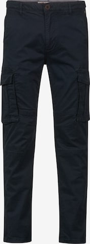 Petrol Industries Regular Cargo Pants in Blue: front