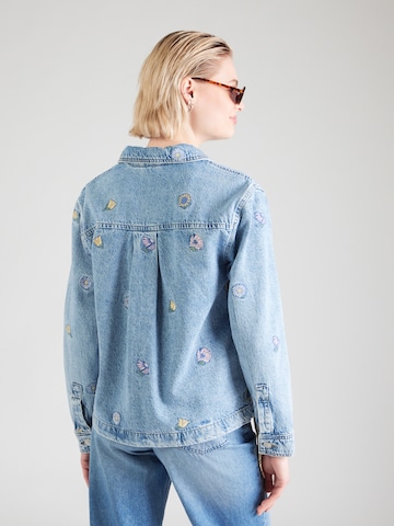 PIECES Between-Season Jacket 'PCBENNIE' in Blue