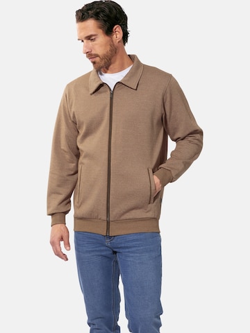 BABISTA Sweat jacket 'Wernado' in Brown