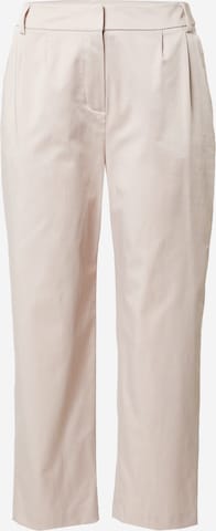 Regular Pantalon à pince COMMA en beige : devant