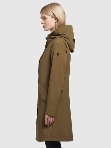 Parka di mezza stagione di khujo in verde