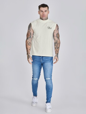 T-Shirt SikSilk en beige