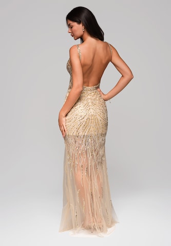 Ombre Avondjurk in Goud