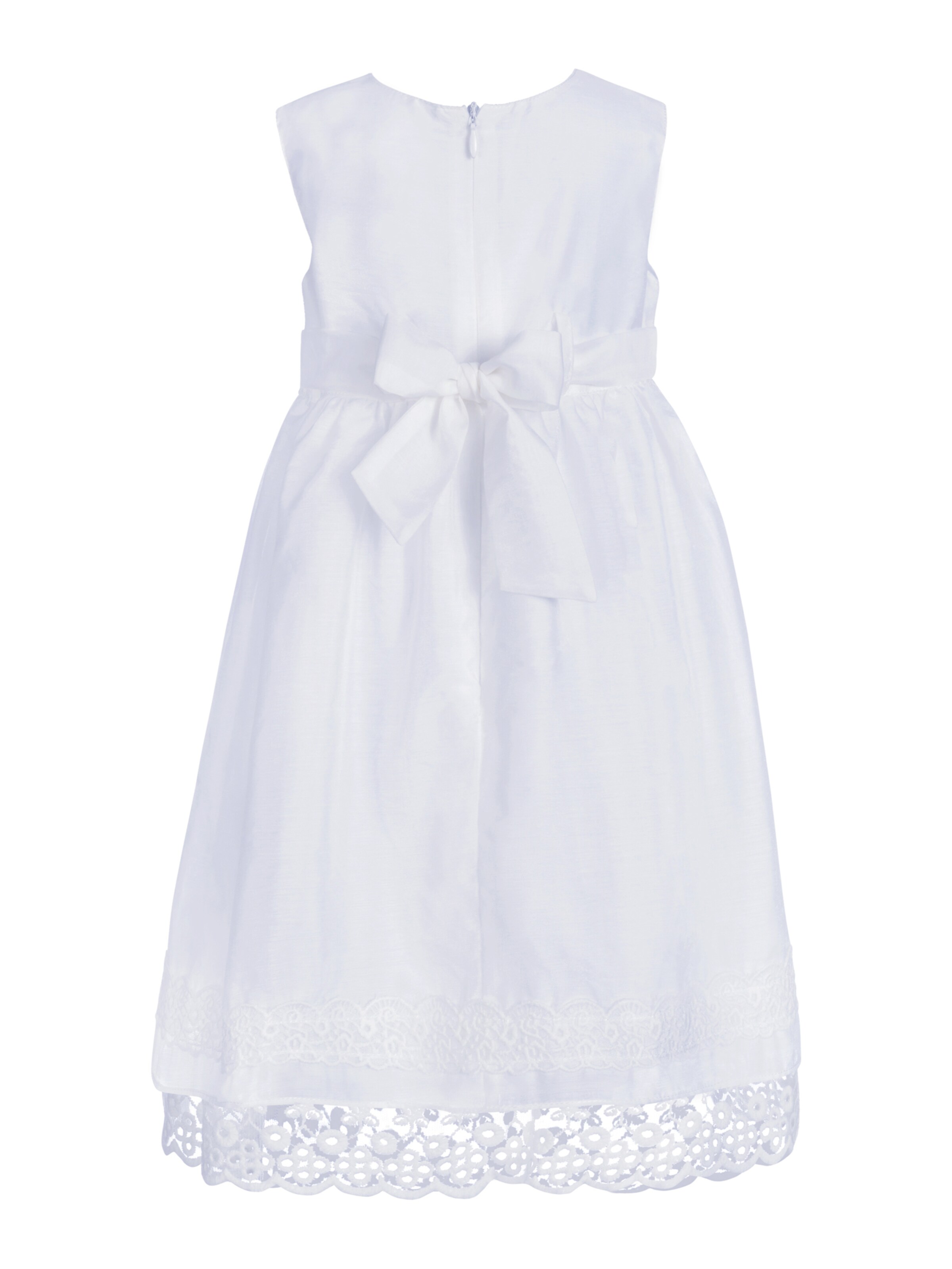 happy girls Dress in White