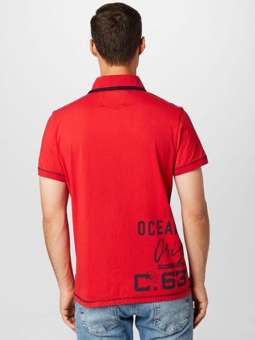 CAMP DAVID Poloshirt in Rot