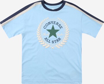 CONVERSE Μπλουζάκι 'CLUB' σε μπλε: μπροστά