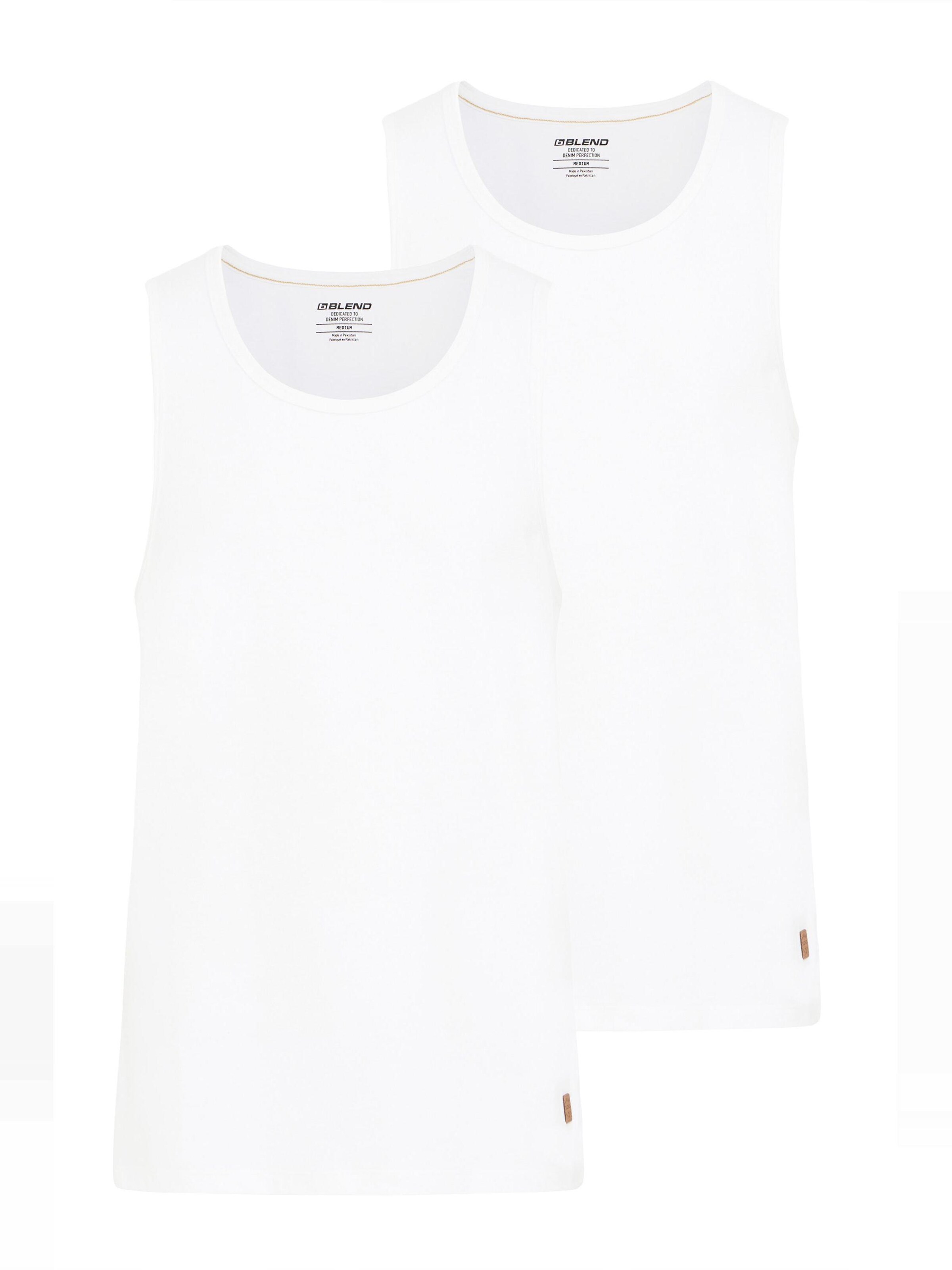 BLEND - Camisa 'BHMBHOLE' em branco: frente