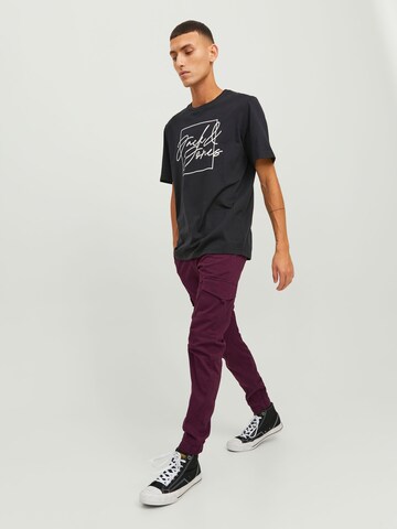 JACK & JONES Slim fit Cargo Pants in Red