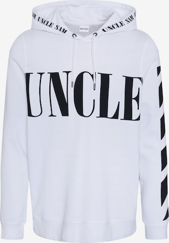 UNCLE SAM Sweatshirt in White: front