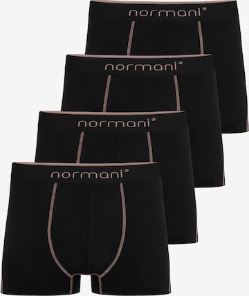Boxers normani en noir : devant