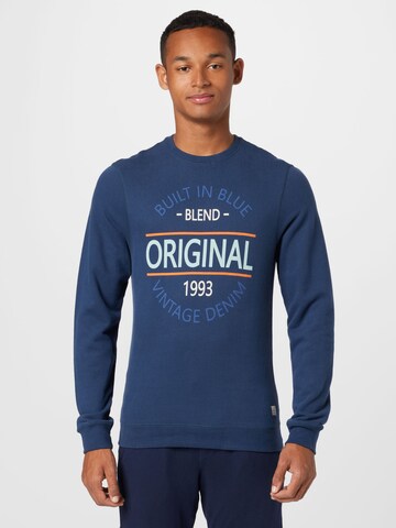 BLEND - Sudadera en azul: frente
