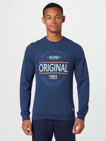 BLEND Sweatshirt in Blau: predná strana