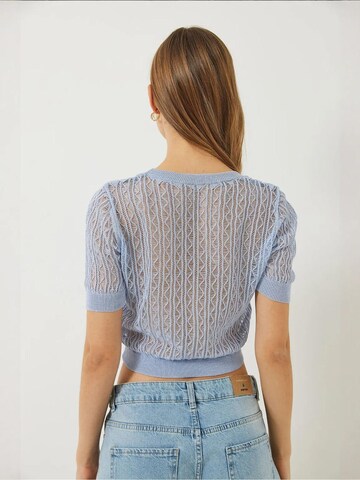Bianco LucciTop 'Crop Top' - plava boja