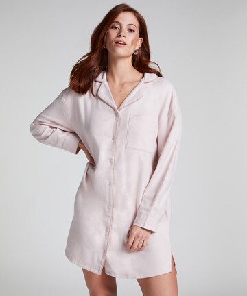Hunkemöller Koszula nocna w kolorze różowy: przód