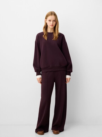 Bershka Sweatshirt in Purple