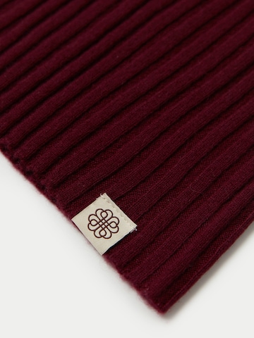 GOBI Cashmere Mütze 'Unisex Cashmere Rib Knit Hat'‌‌‌ in Rot