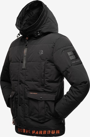 STONE HARBOUR Winter Jacket 'Admaroo' in Black