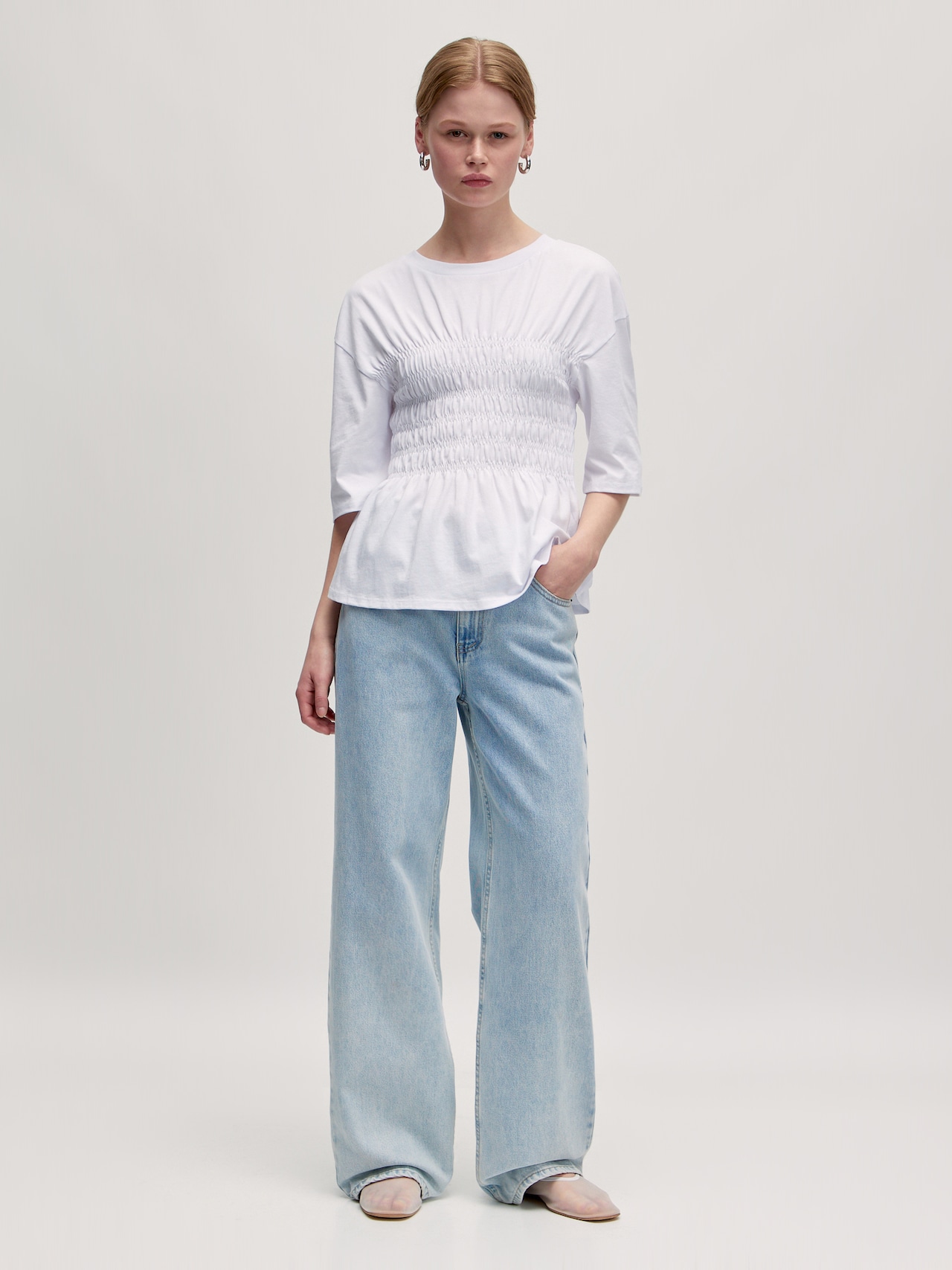 EDITED Produkte Shirt 'Nayeli' weiß