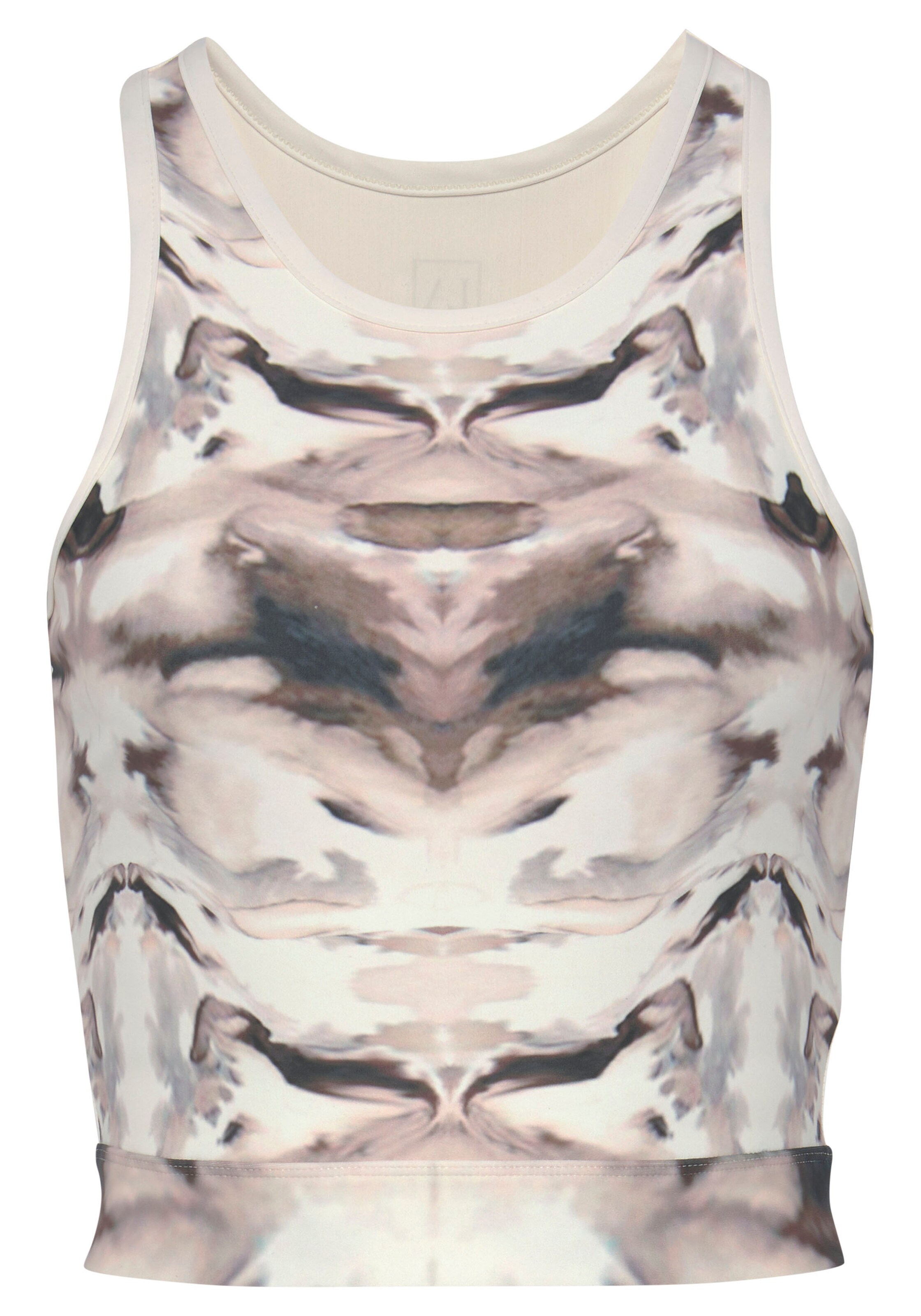 LASCANA ACTIVE Спортен топ в бежово: отпред