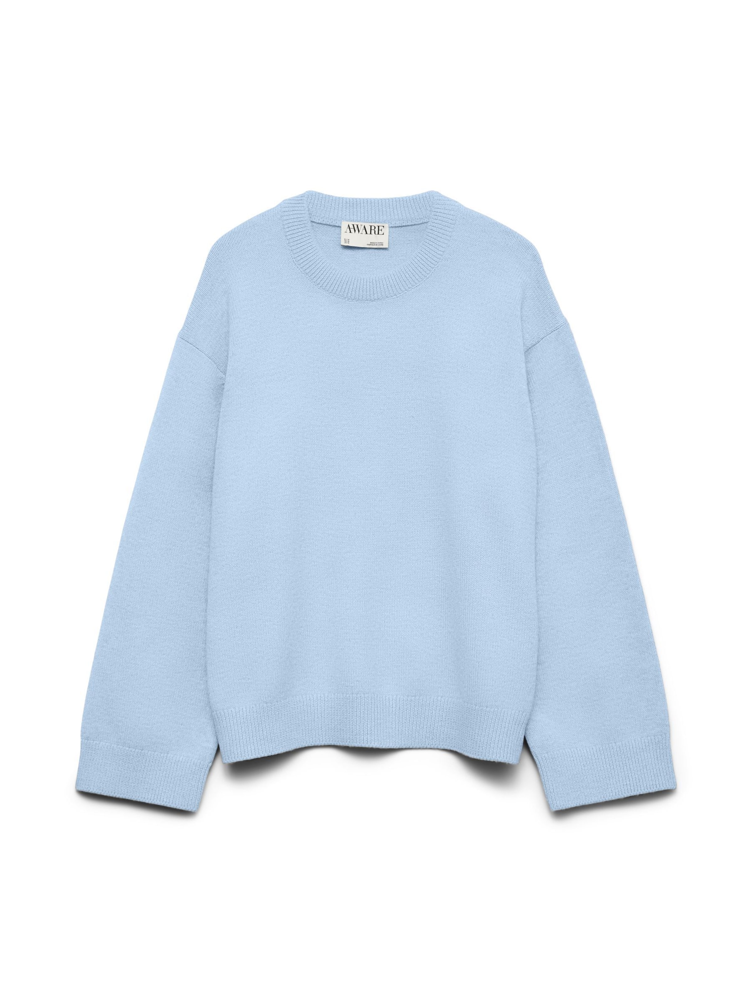 VERO MODA Sweater 'AWLaura' in Blue: front