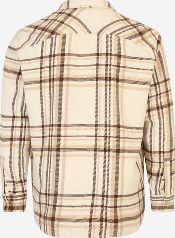 Jack & Jones Plus - Ajuste regular Camisa 'DENNIS' en beige