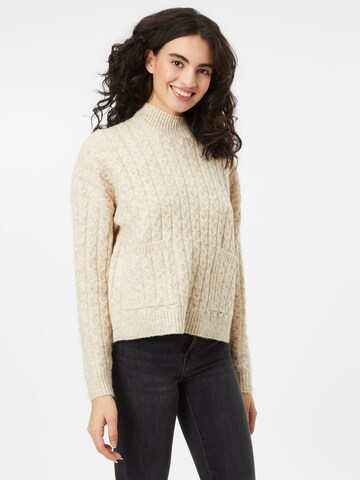 Pullover di PIECES in beige: frontale