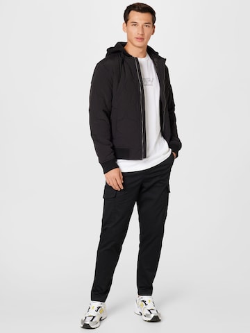 TOM TAILOR DENIM Between-season jacket in Black