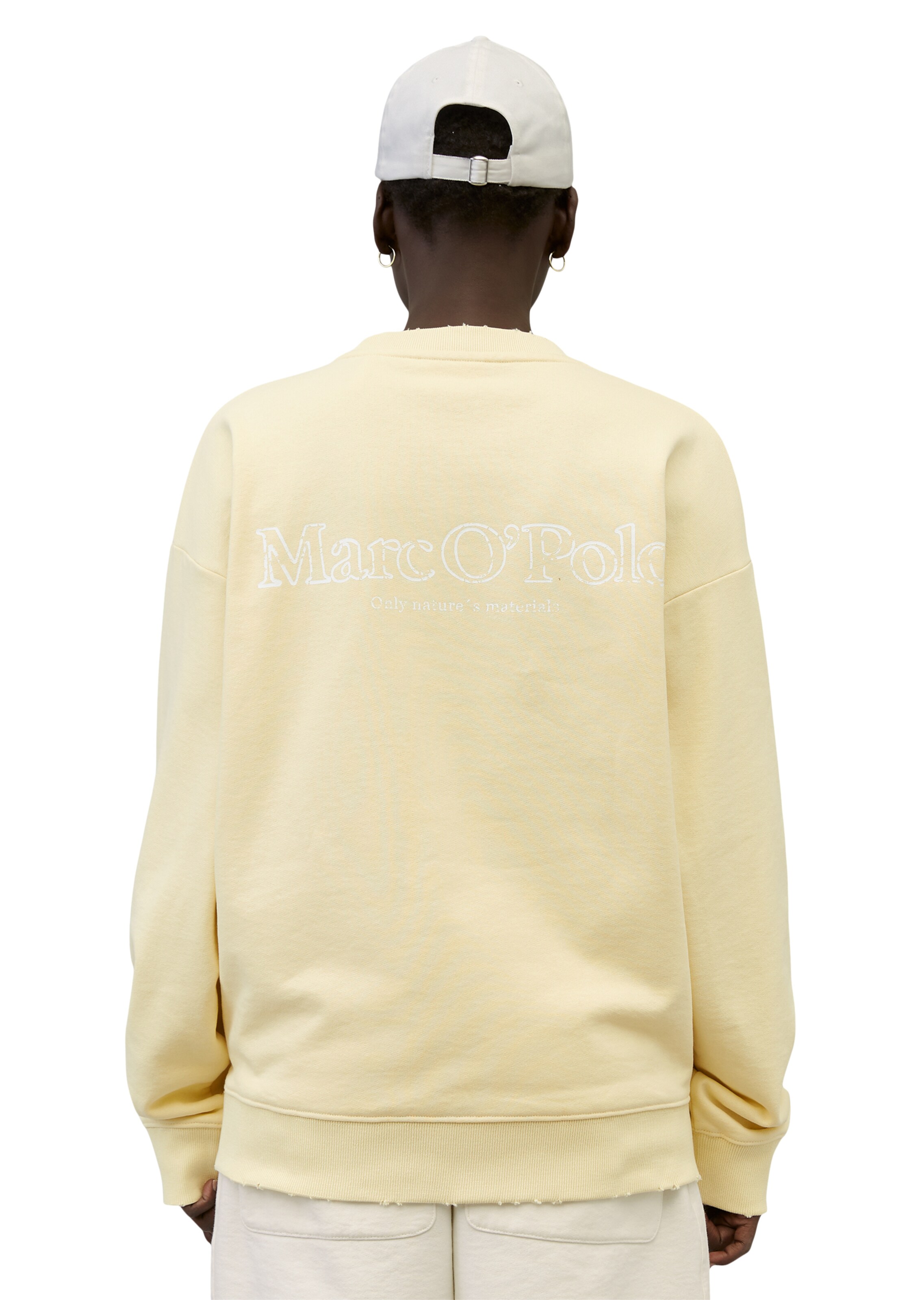 Frauen Sweat Marc O'Polo Sweatshirt 'ARCHIVE CODE' in Gelb - SO17431 Frauen Sweat Marc O'Polo Sweatshirt 'ARCHIVE CODE' in Gelb - SO17431