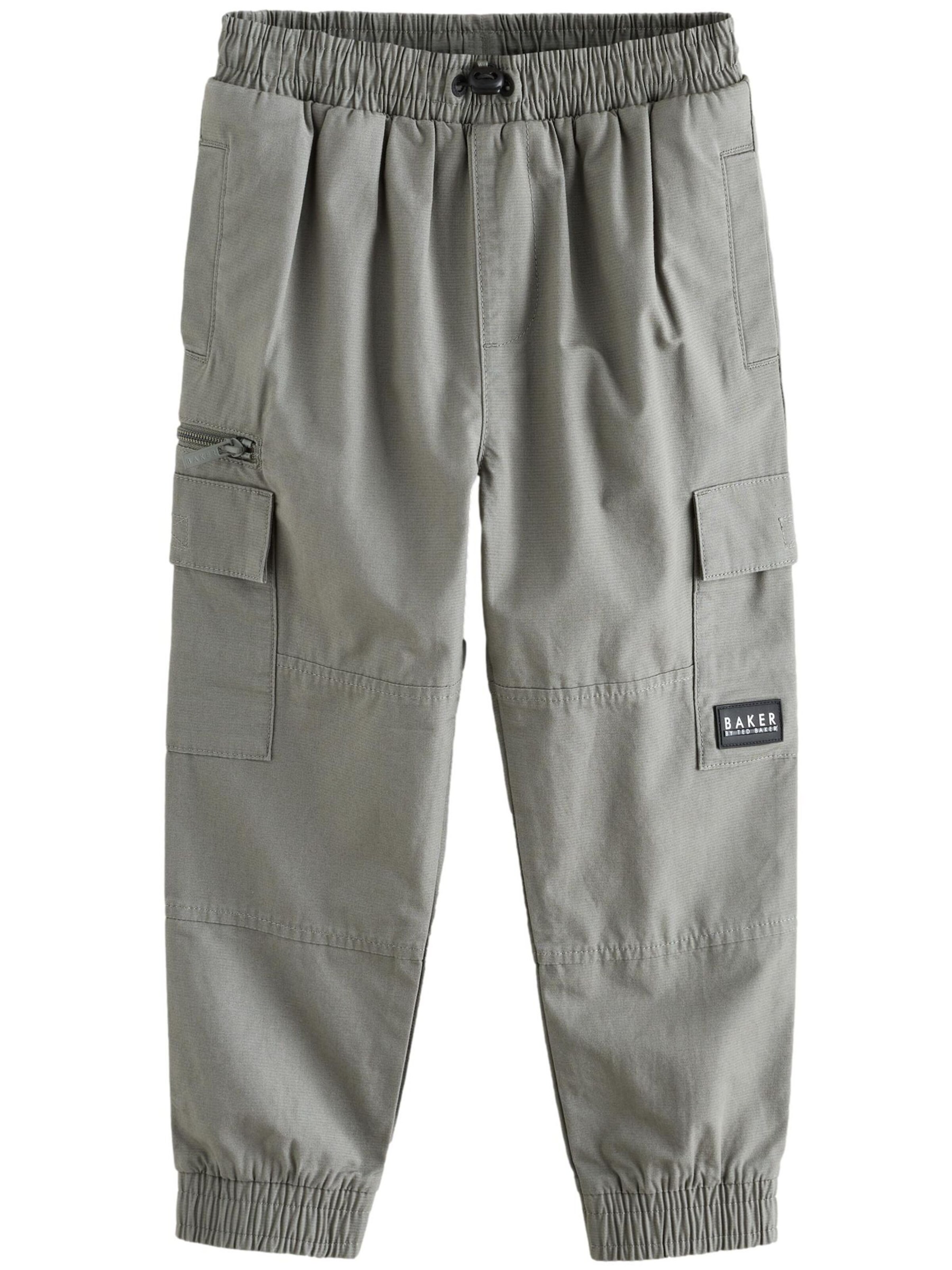 Pantaloni Baker by Ted Baker di colore cachi, Visualizzazione prodotti