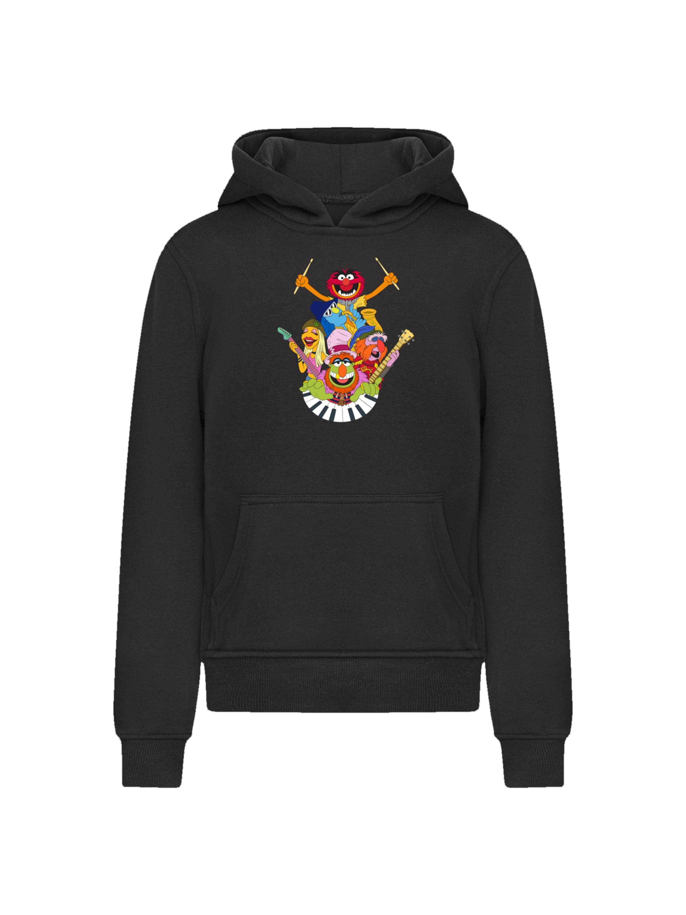 Pull-over 'Disney Muppets-Dr.-Teeth-and-The-Electric-Mayhem' F4NT4STIC en noir : devant