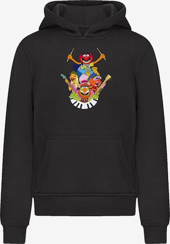 F4NT4STIC Sweater 'Disney Muppets-Dr.-Teeth-and-The-Electric-Mayhem' in Black: front