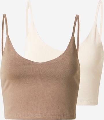 Top 'Caren' di studioselect in beige: frontale