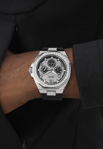 GUESS Analoguhr 'EMPIRE' in Silber