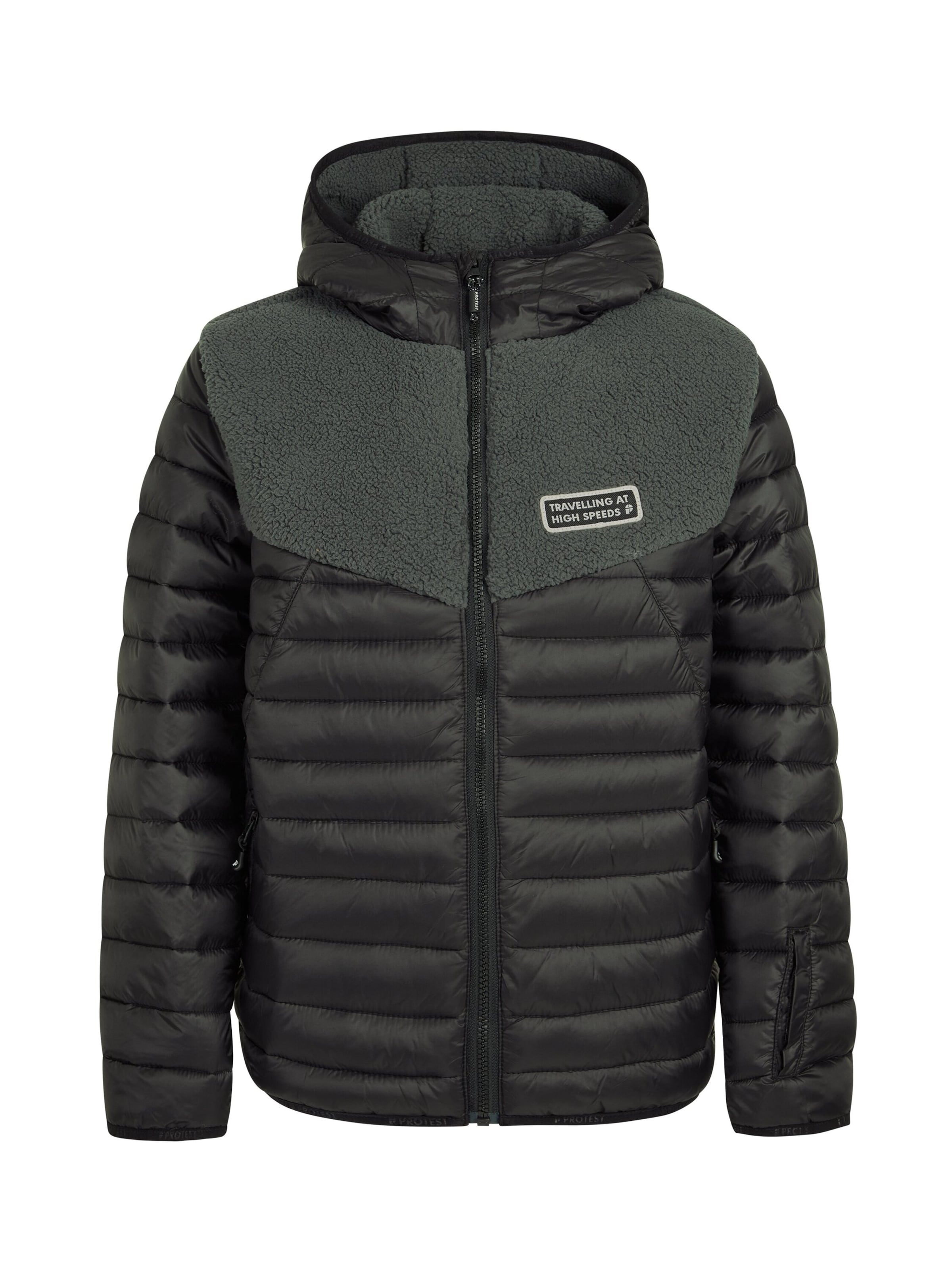 PROTEST Winterjacke 'PRTDUCO JR'‌‌‌‌‌‌‌ in Schwarz: Vorderseite