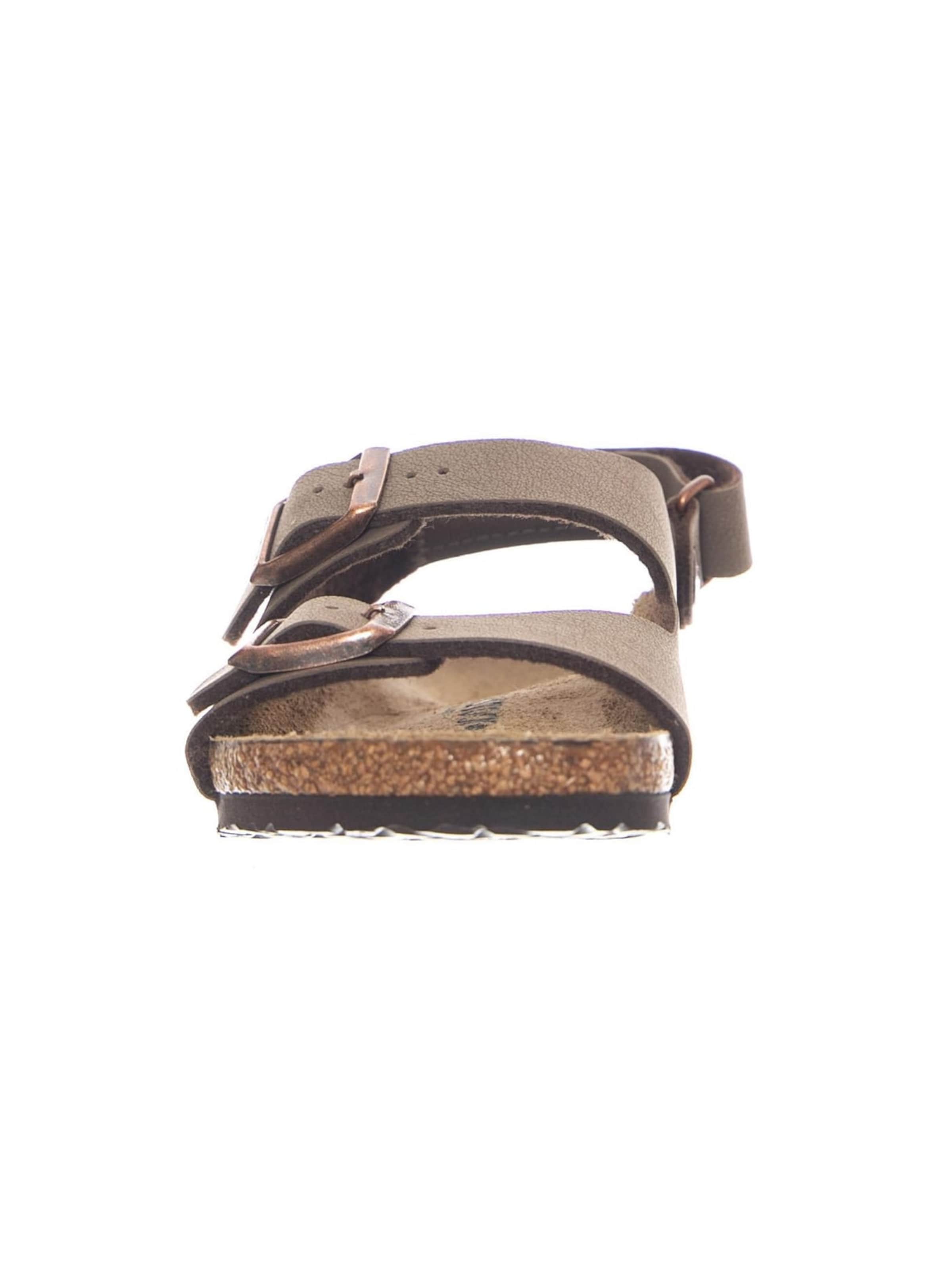 Sandalo 'Milano HL Kids Birkibuc Narrow Fit Mocca' di BIRKENSTOCK in marrone