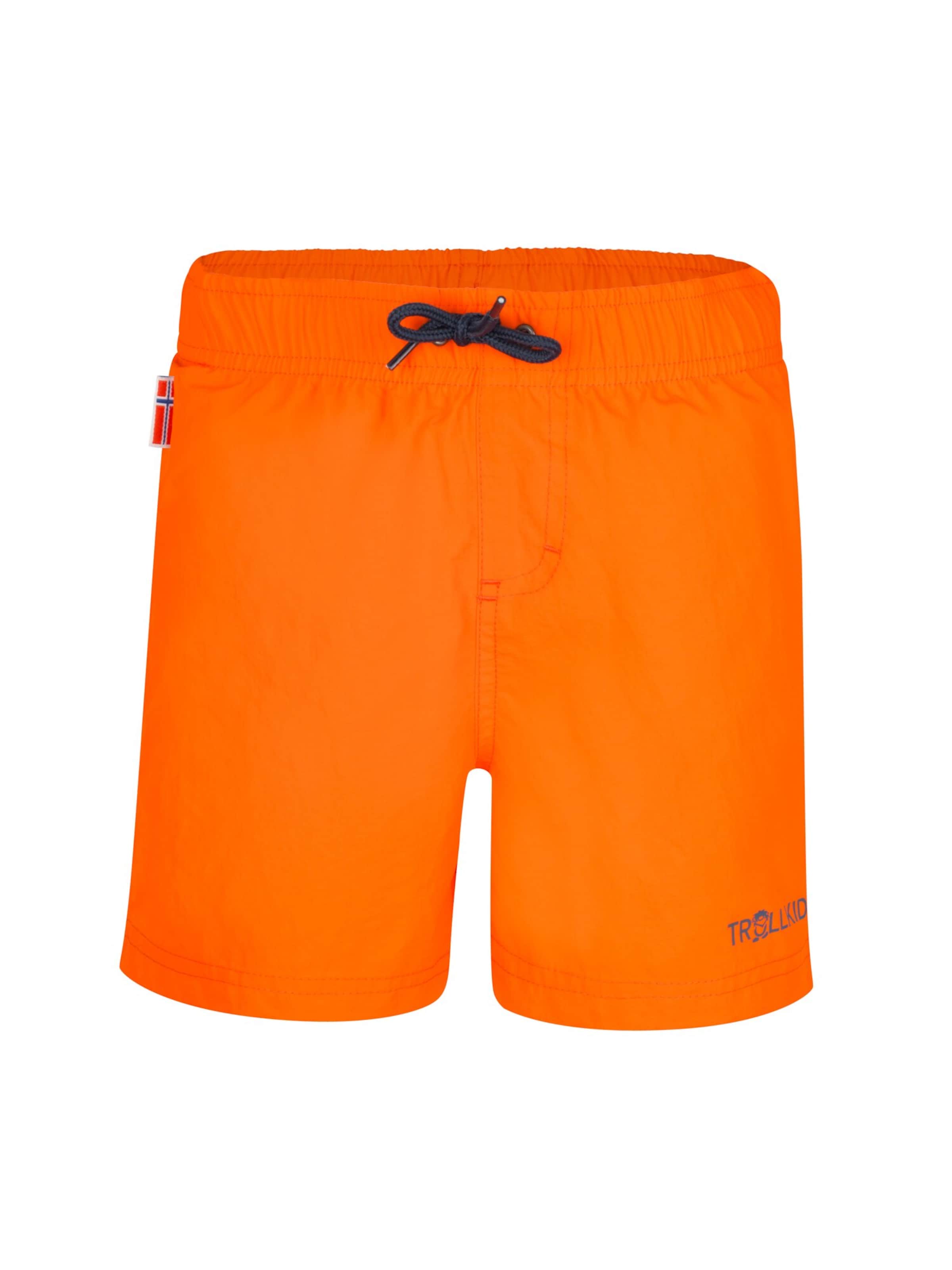 TROLLKIDS Board Shorts in Orange: front