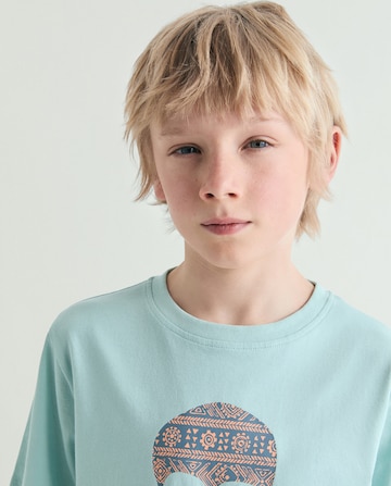 T-Shirt 'Ikat Skull Tee' Scalpers en vert