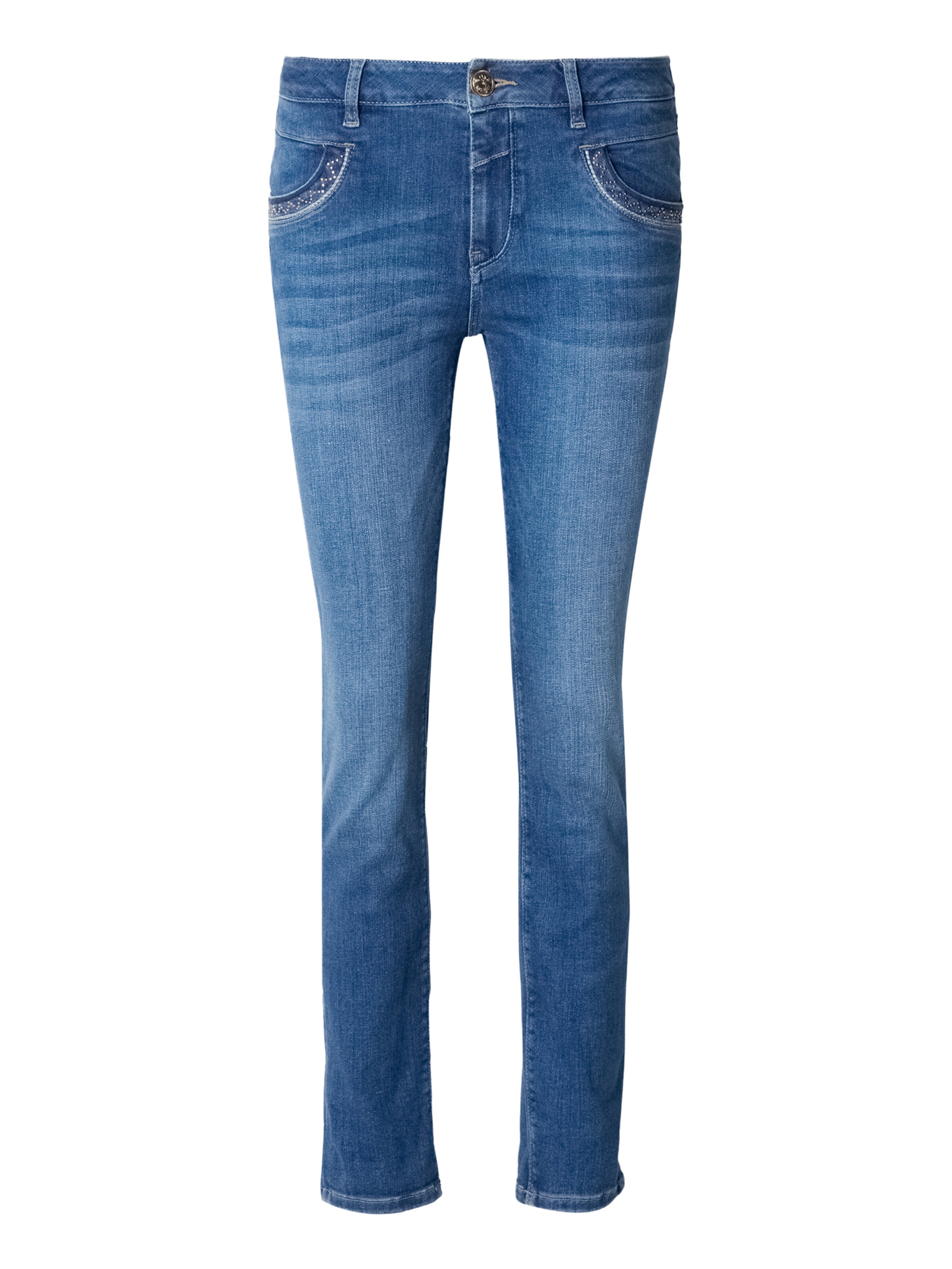 MOS MOSH regular Τζιν 'MMNaomi' σε μπλε: μπροστά