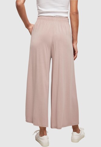 Urban Classics Wide Leg Hose in Pink