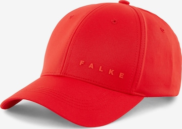 FALKE Athletic Cap in Red: front
