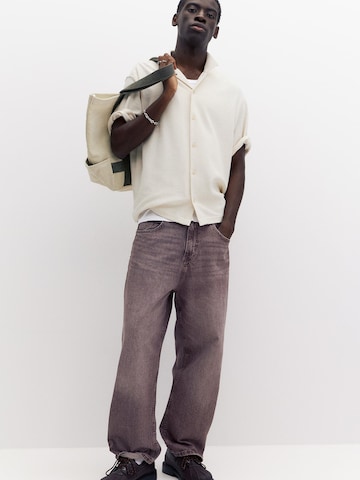 Pull&Bear Pohodlné nošení Košile – bílá