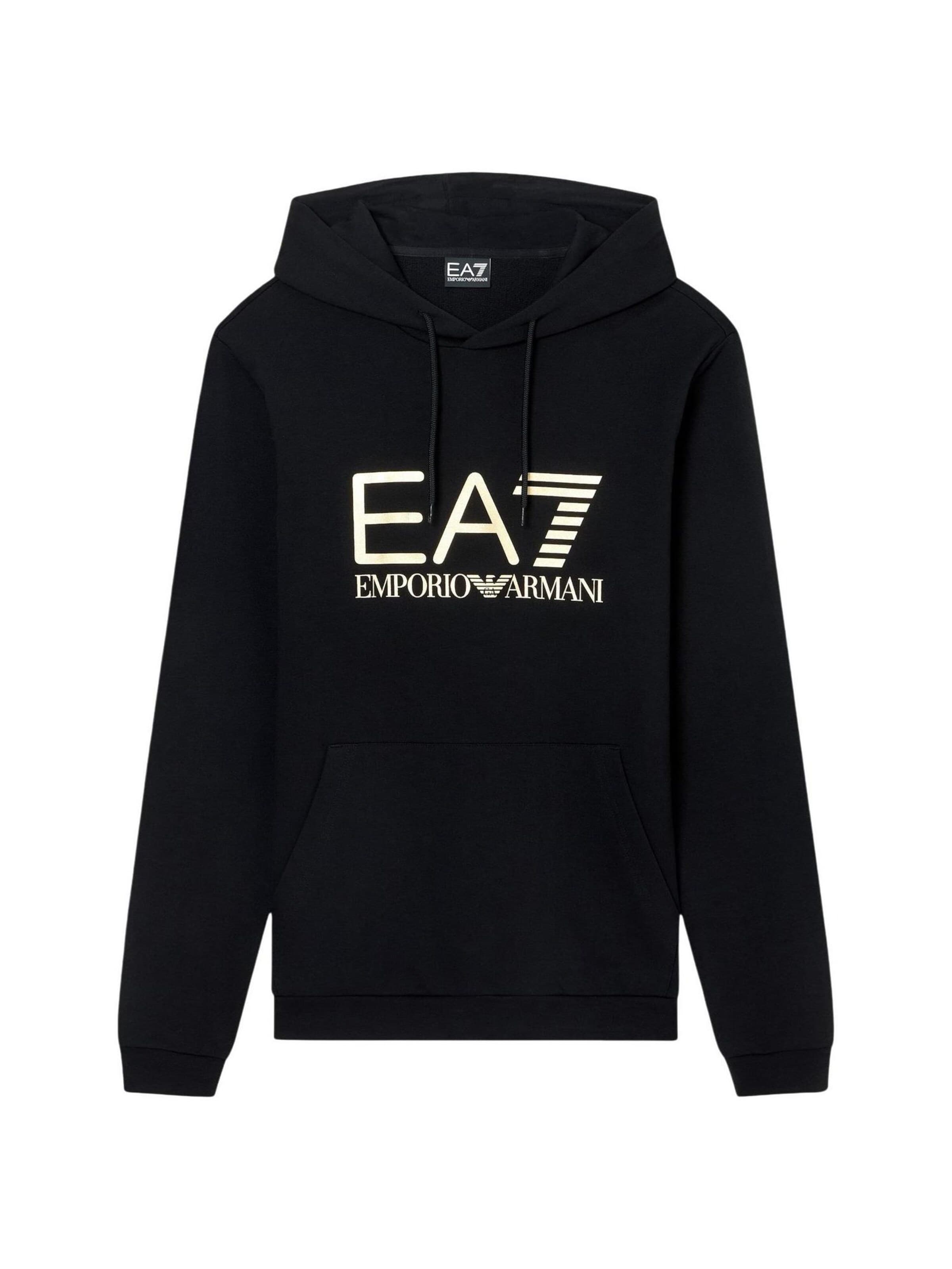 EA7 Emporio Armani Sweatshirt '7M001413 AF22266' in Zwart: voorkant