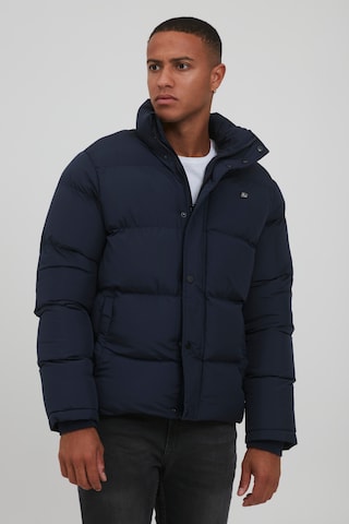 BLEND Winter Jacket in Blue: front