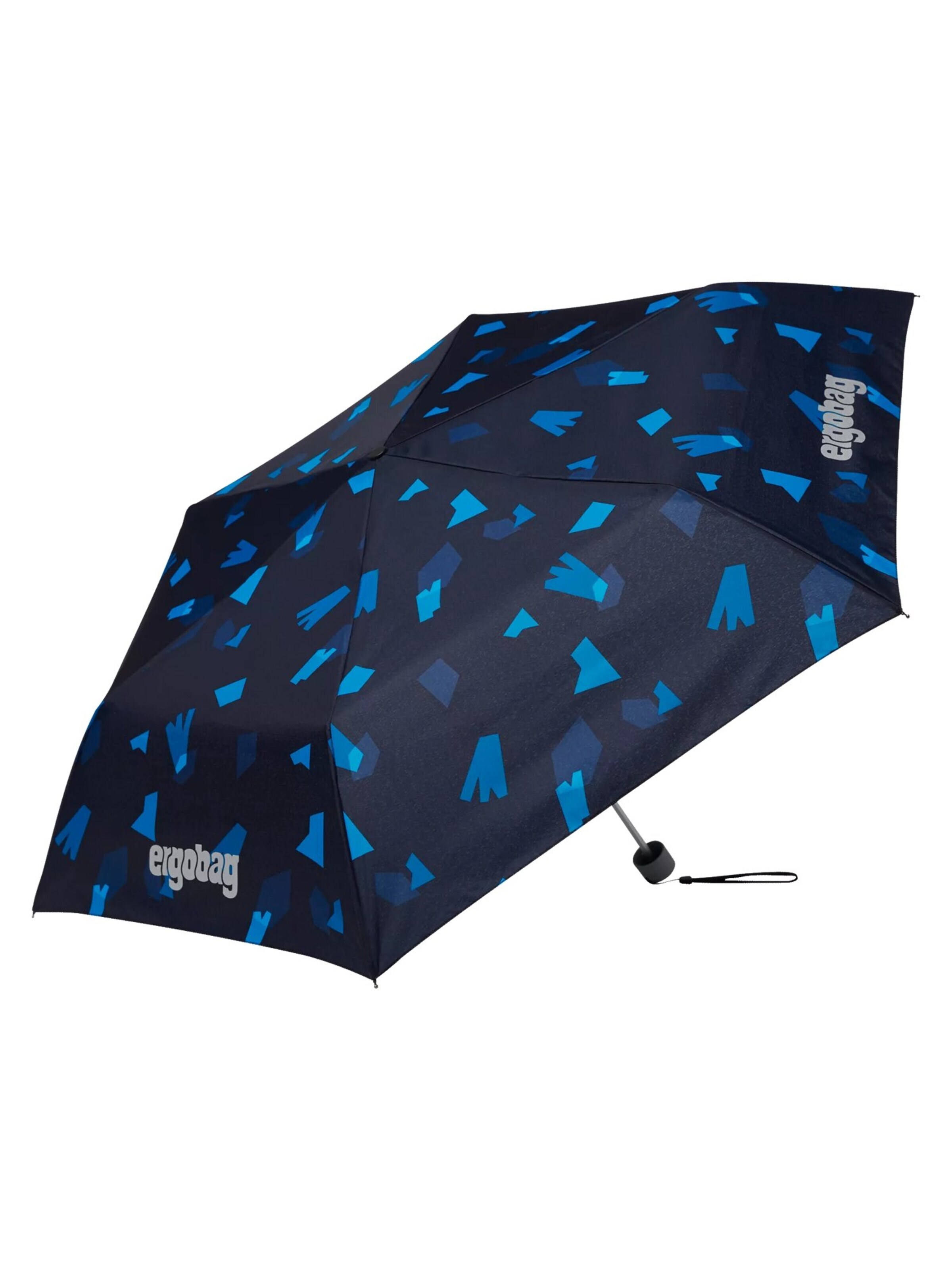 ergobag Regenschirm 'Regenschirm Regenschirm'‌‌‌‌‌‌ in Blau: Vorderseite