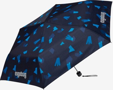 ergobag Regenschirm 'Regenschirm Regenschirm' in Blau: Vorderseite