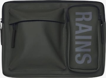 Borsa per laptop 'Texe Lptop Cse 15''/16'' W1 UNISEX 16670' di RAINS in verde: frontale