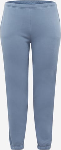 Gina Tricot Curve Tapered Pants in Blue: front