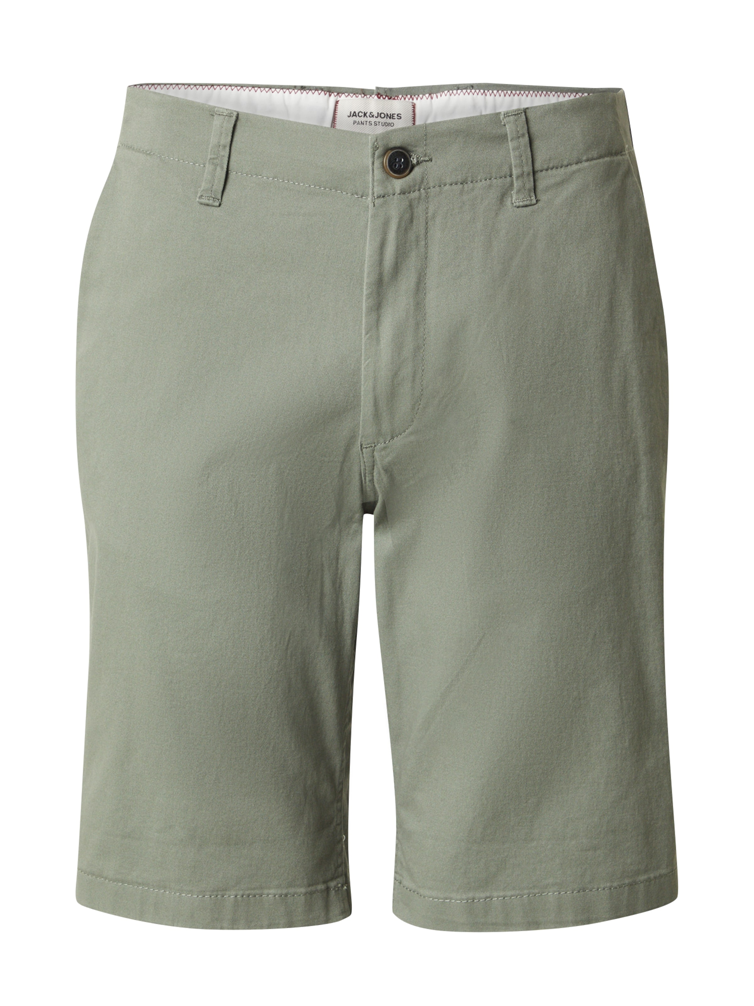 JACK & JONES Панталон Chino 'JJIDave' в зелено: отпред