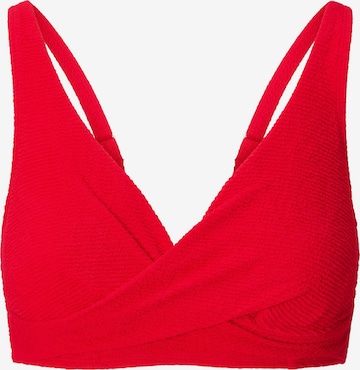 LingaDore Triangel Bikinitop in Rood: voorkant